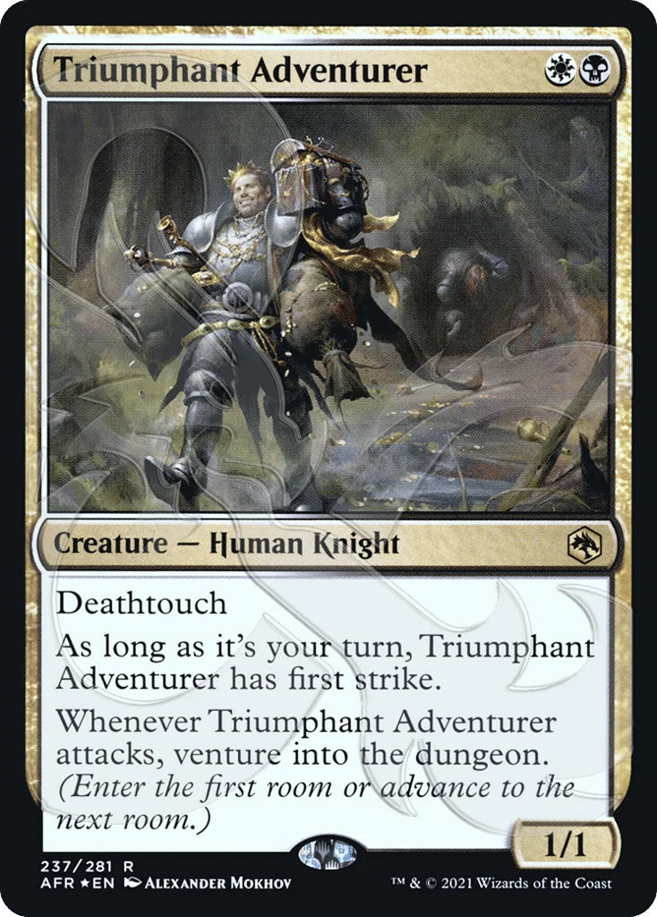 Triumphant Adventurer · Adventures in the Forgotten Realms Promos