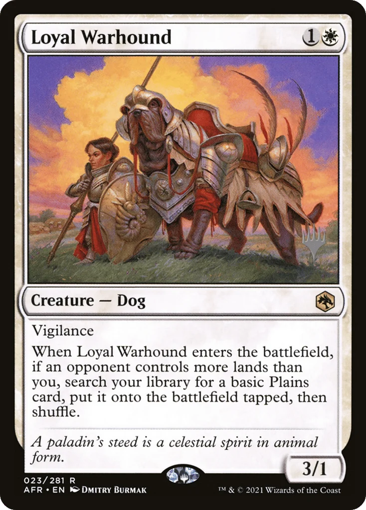 Loyal Warhound · Adventures in the Forgotten Realms Promos
