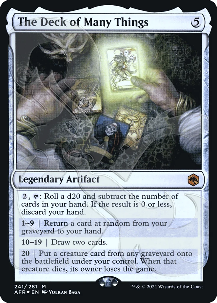 The Deck of Many Things · Adventures in the Forgotten Realms Promos