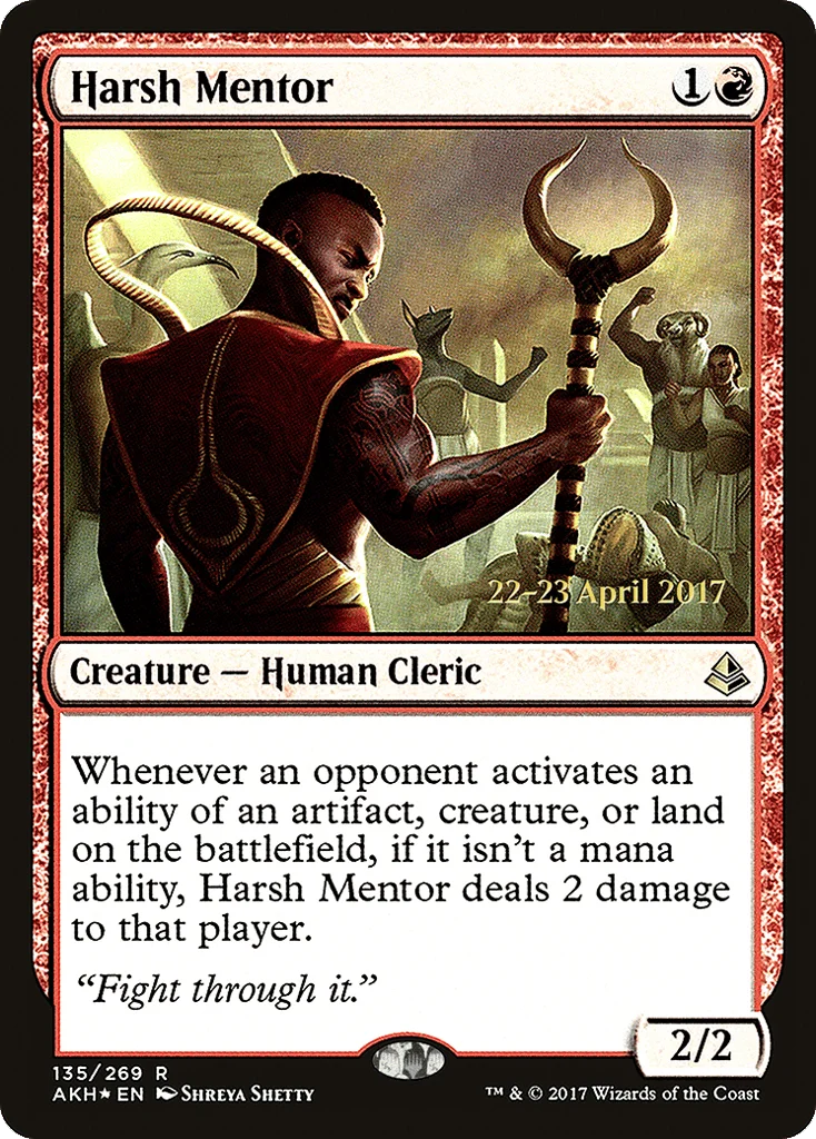 Harsh Mentor · Amonkhet Promos