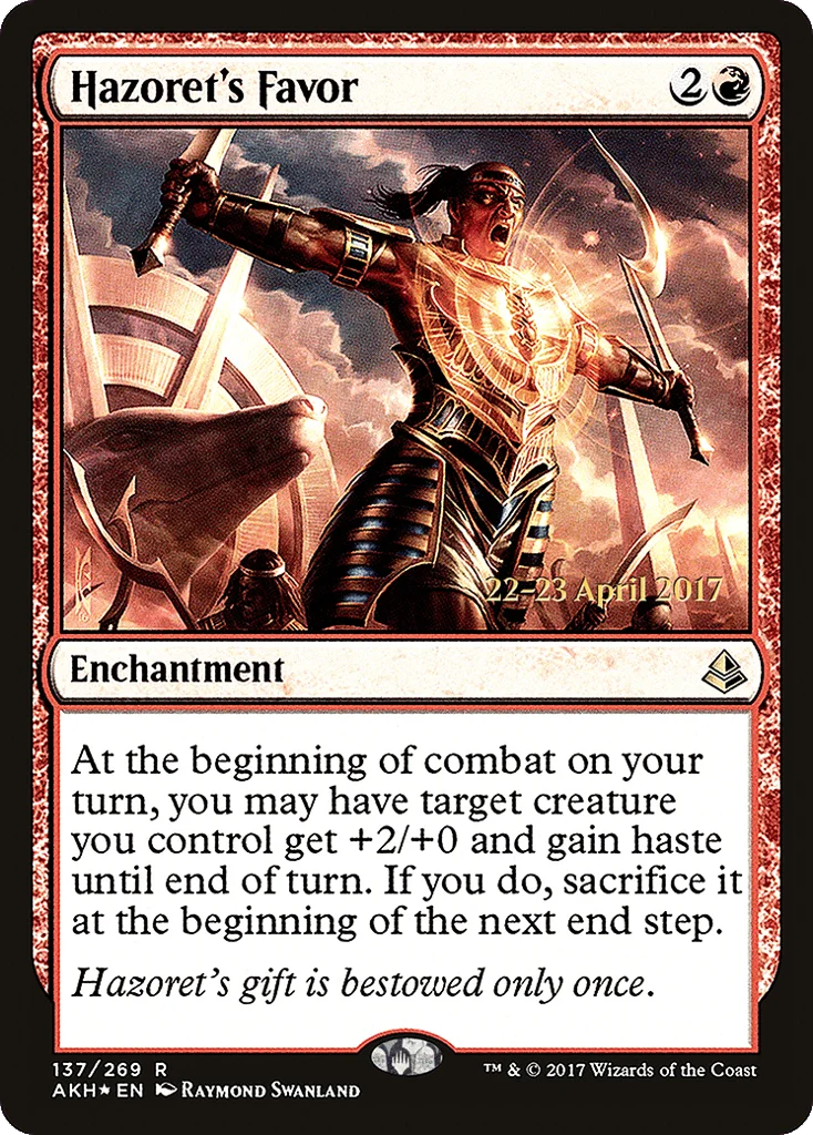 Hazoret's Favor · Amonkhet Promos