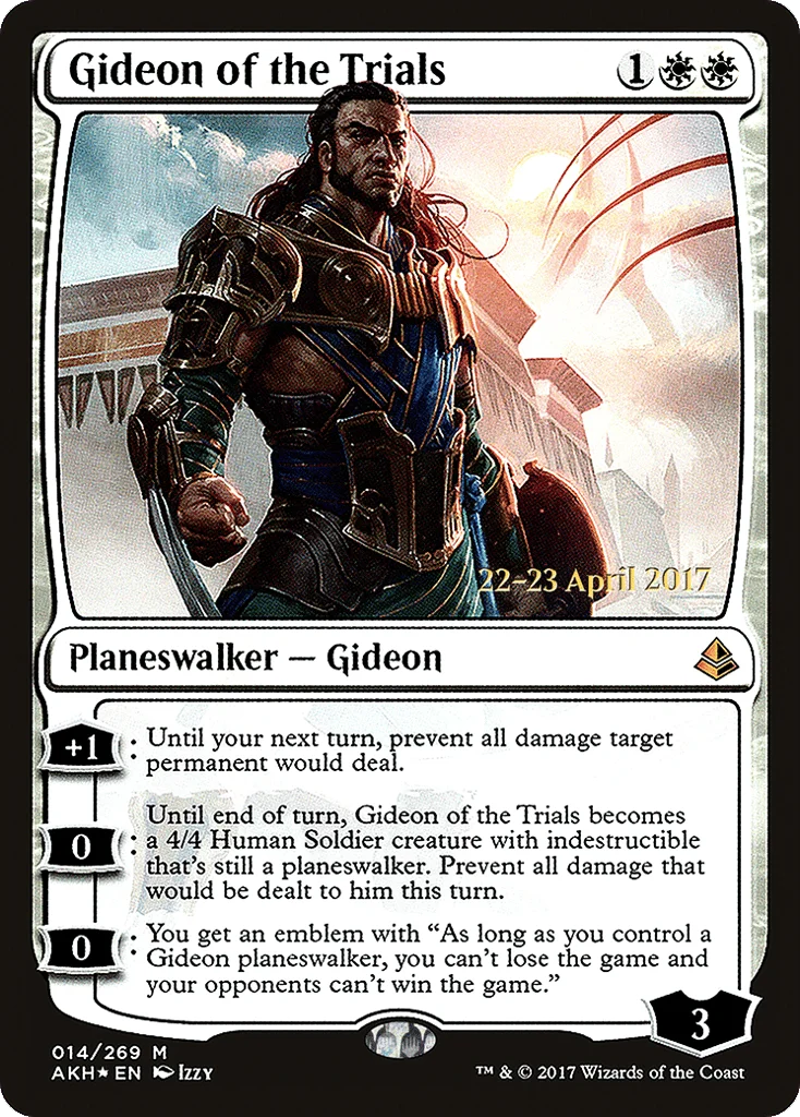 Gideon of the Trials · Amonkhet Promos