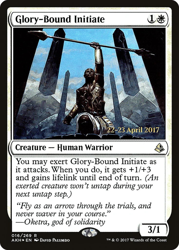 Glory-Bound Initiate · Amonkhet Promos