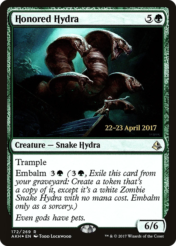 Honored Hydra · Amonkhet Promos