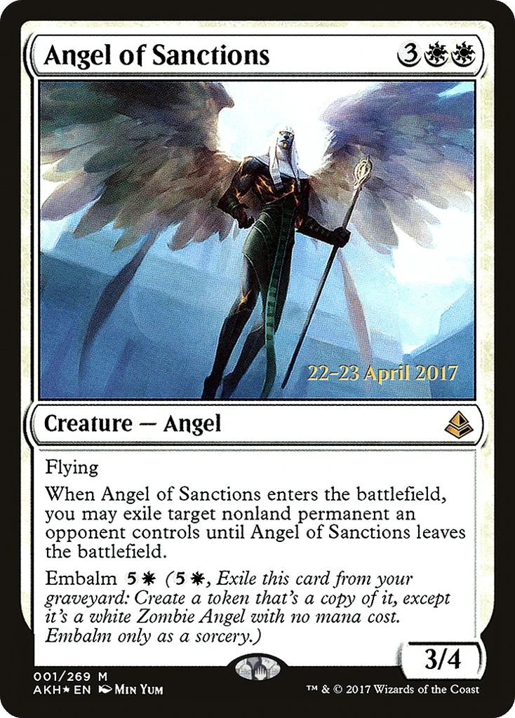 Angel of Sanctions · Amonkhet Promos