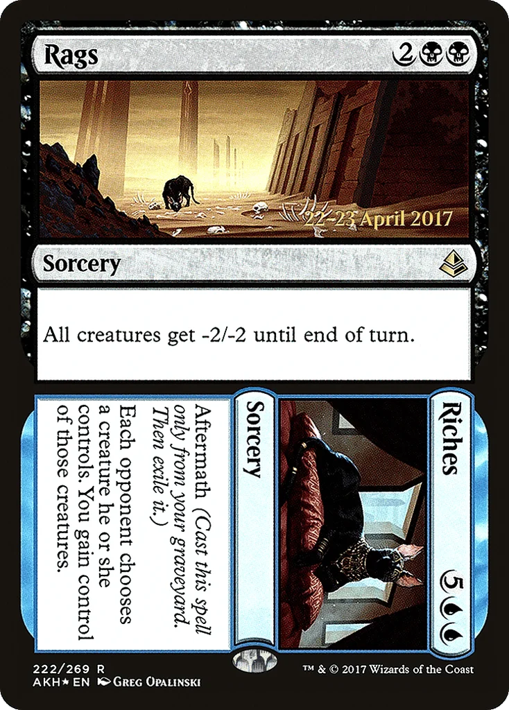 Rags // Riches · Amonkhet Promos