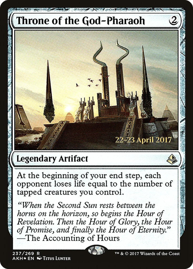 Throne of the God-Pharaoh · Amonkhet Promos