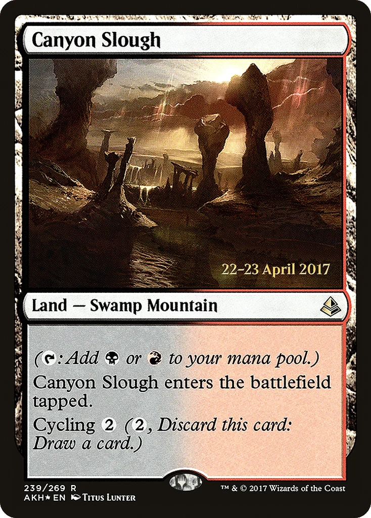 Canyon Slough · Amonkhet Promos