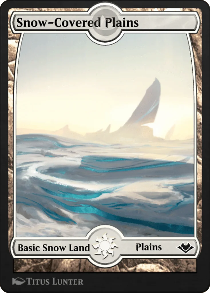 Snow-Covered Plains · MTG Arena Promos