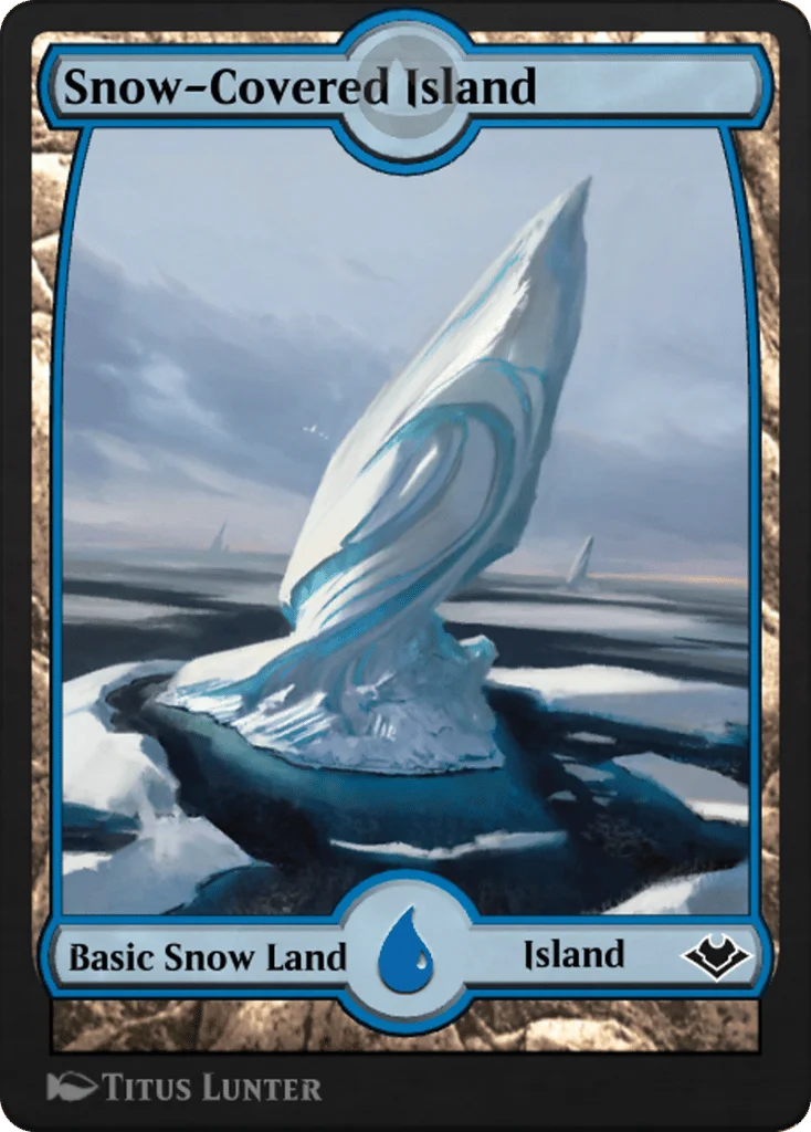 Snow-Covered Island · MTG Arena Promos