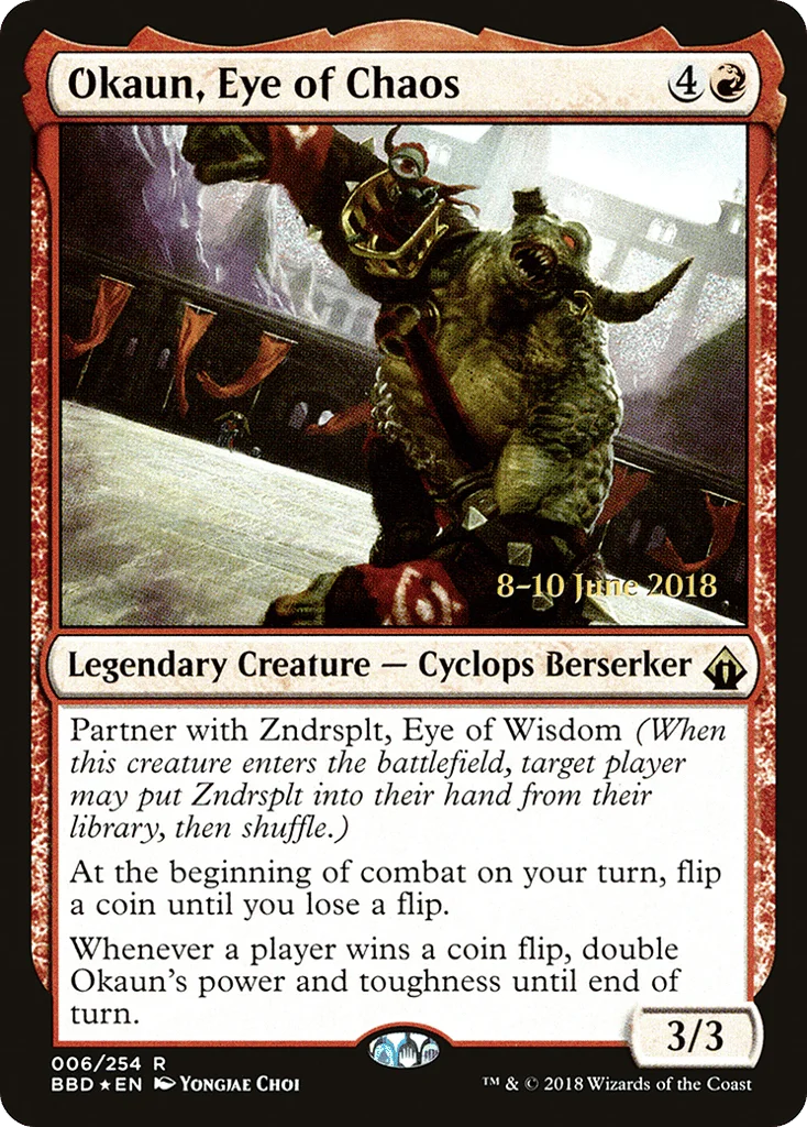 Okaun, Eye of Chaos · Battlebond Promos