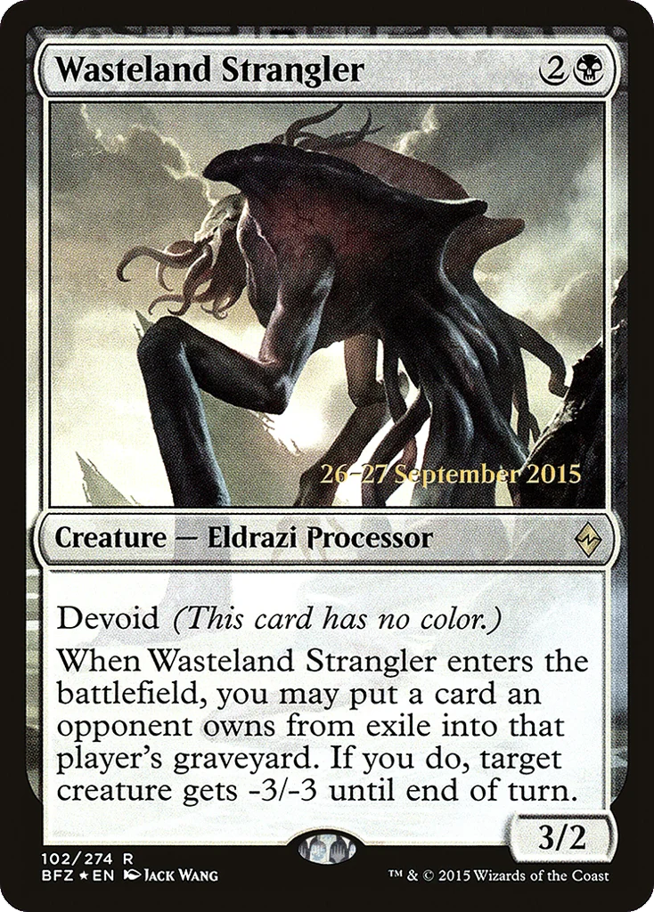 Wasteland Strangler · Battle for Zendikar Promos