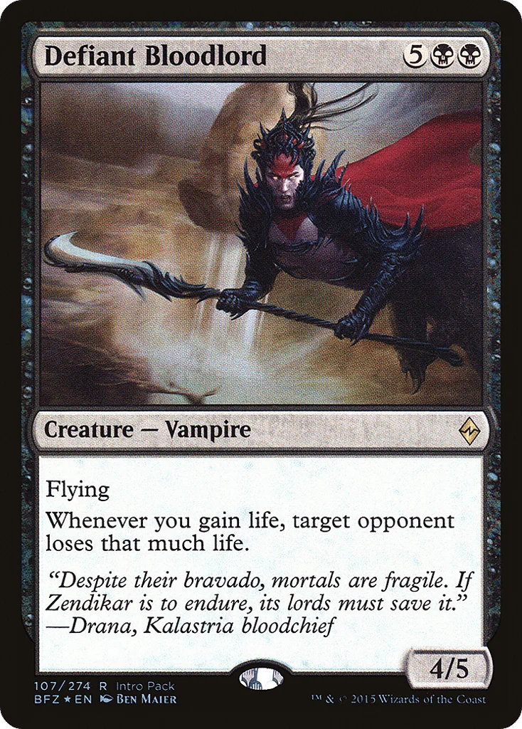 Defiant Bloodlord · Battle for Zendikar Promos