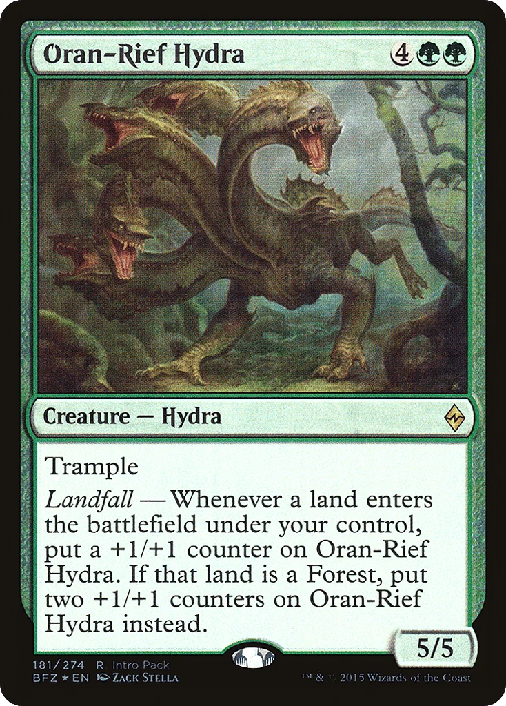 Oran-Rief Hydra · Battle for Zendikar Promos