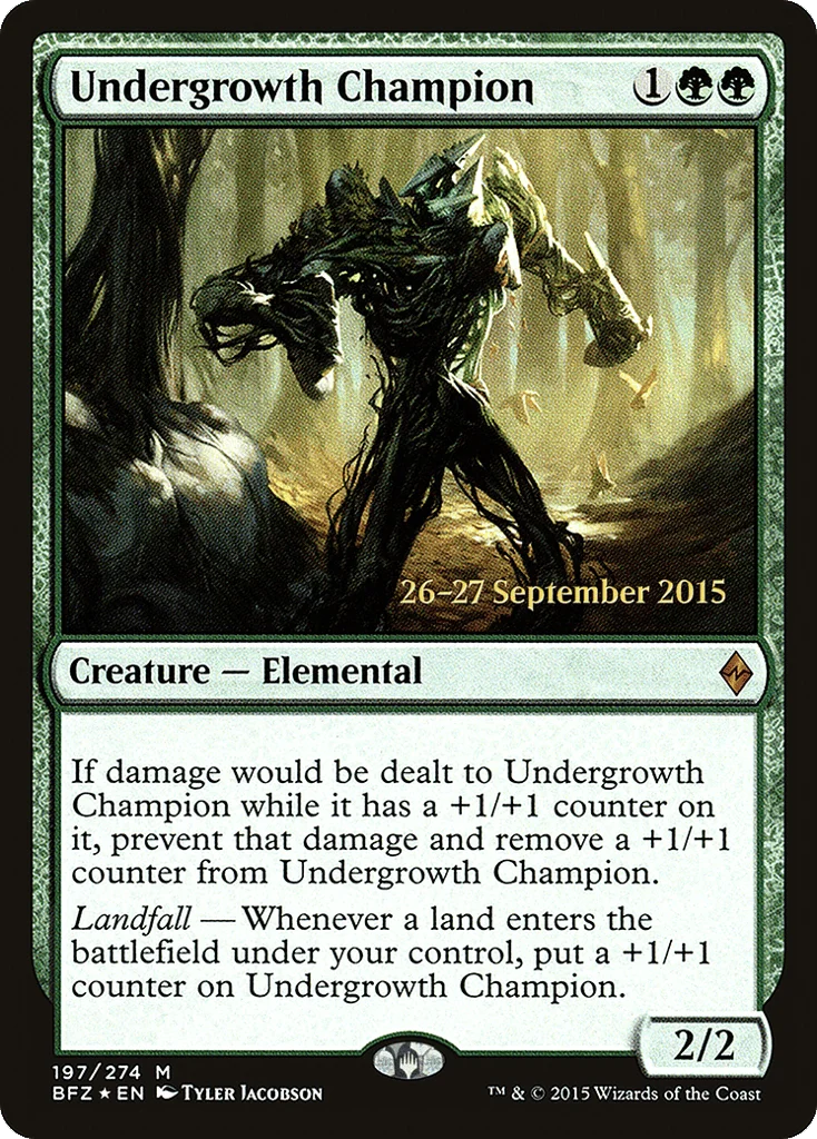Undergrowth Champion · Battle for Zendikar Promos