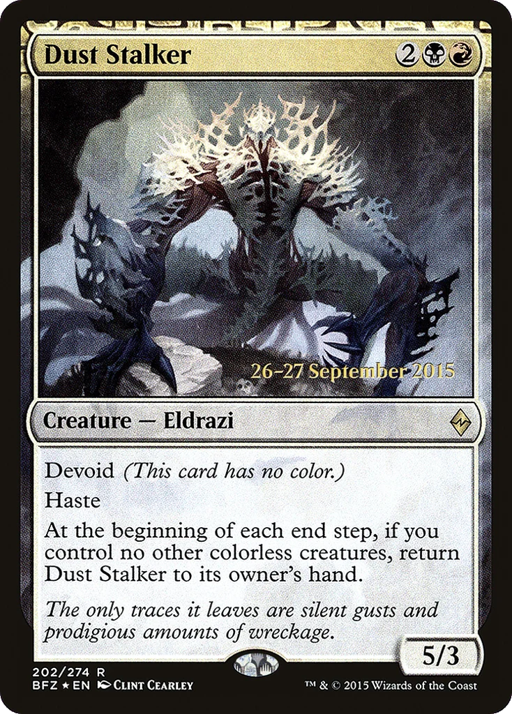 Dust Stalker · Battle for Zendikar Promos