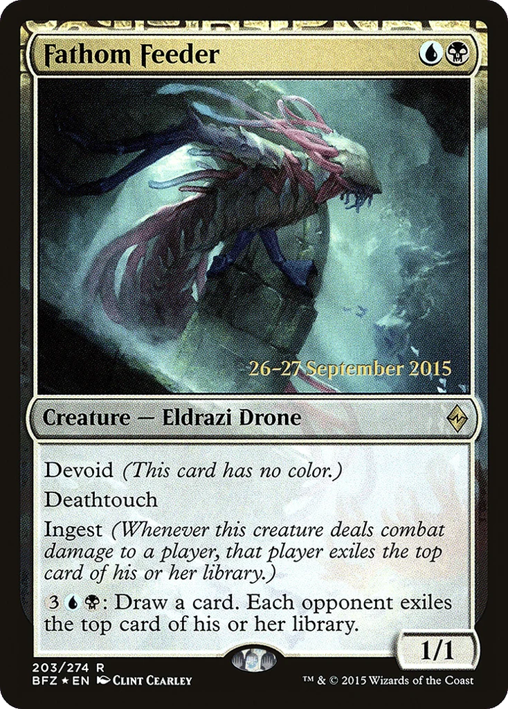 Fathom Feeder · Battle for Zendikar Promos