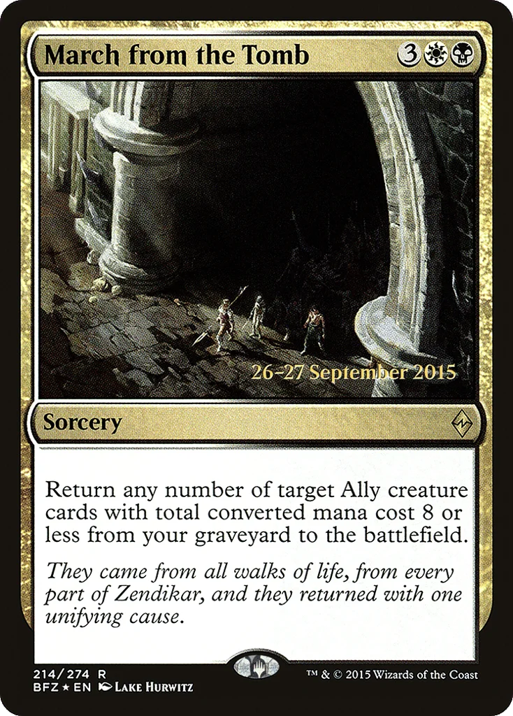 March from the Tomb · Battle for Zendikar Promos