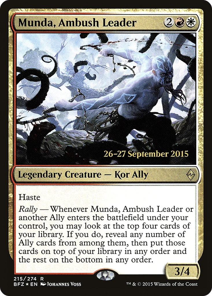 Munda, Ambush Leader · Battle for Zendikar Promos