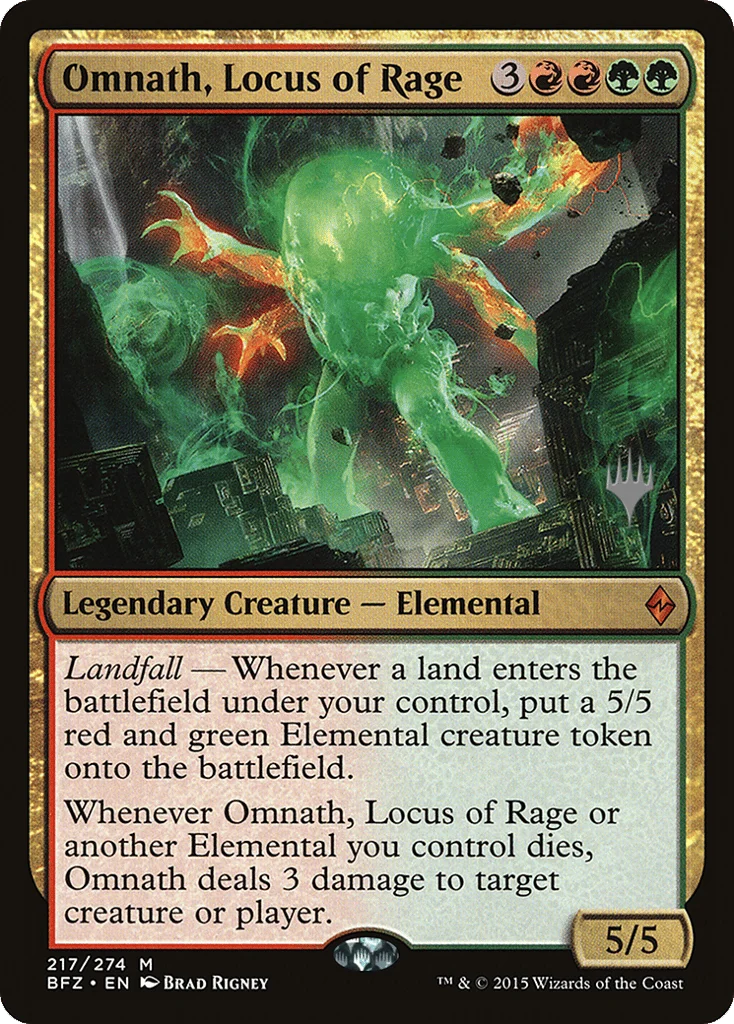 Omnath, Locus of Rage · Battle for Zendikar Promos