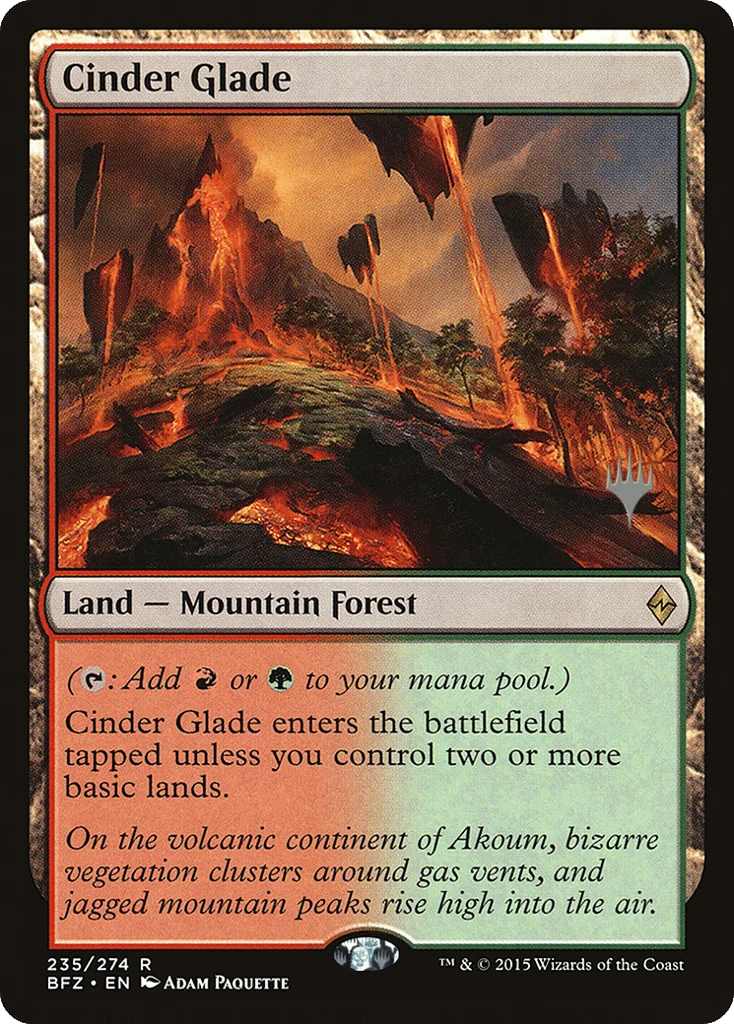 Cinder Glade · Battle for Zendikar Promos