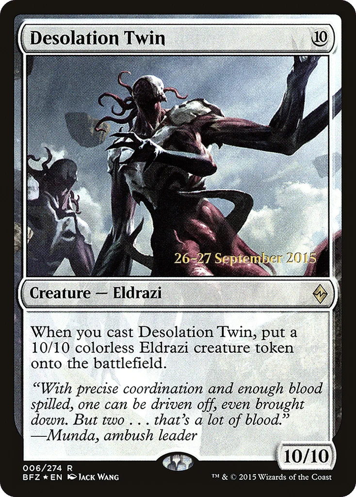 Desolation Twin · Battle for Zendikar Promos
