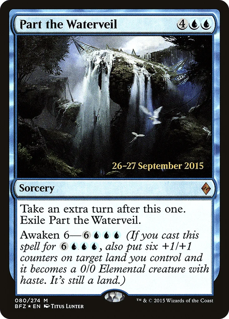 Part the Waterveil · Battle for Zendikar Promos