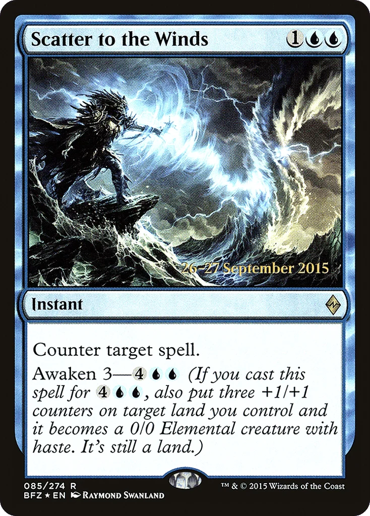 Scatter to the Winds · Battle for Zendikar Promos