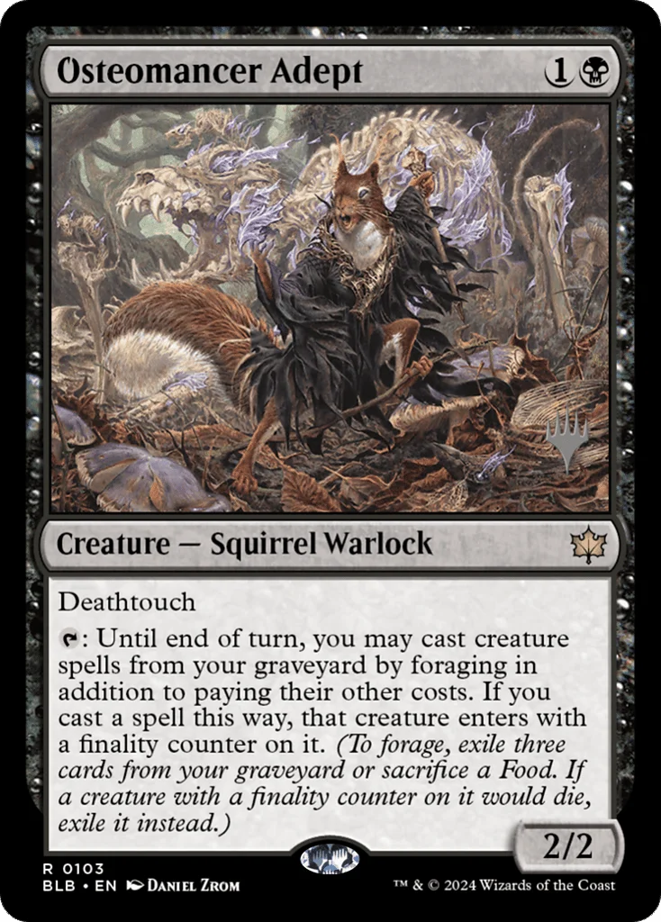 Osteomancer Adept · Bloomburrow Promos
