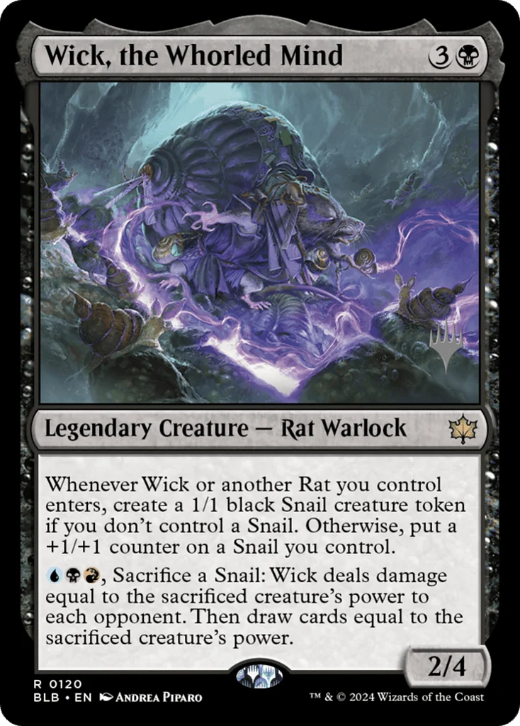 Wick, the Whorled Mind · Bloomburrow Promos
