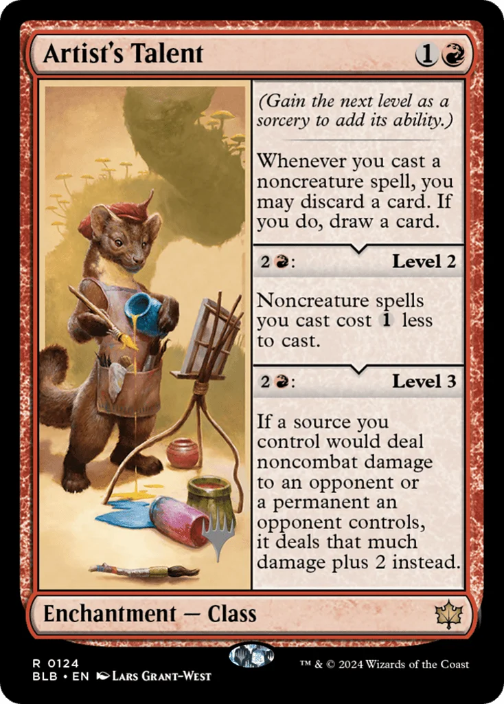 Artist's Talent · Bloomburrow Promos