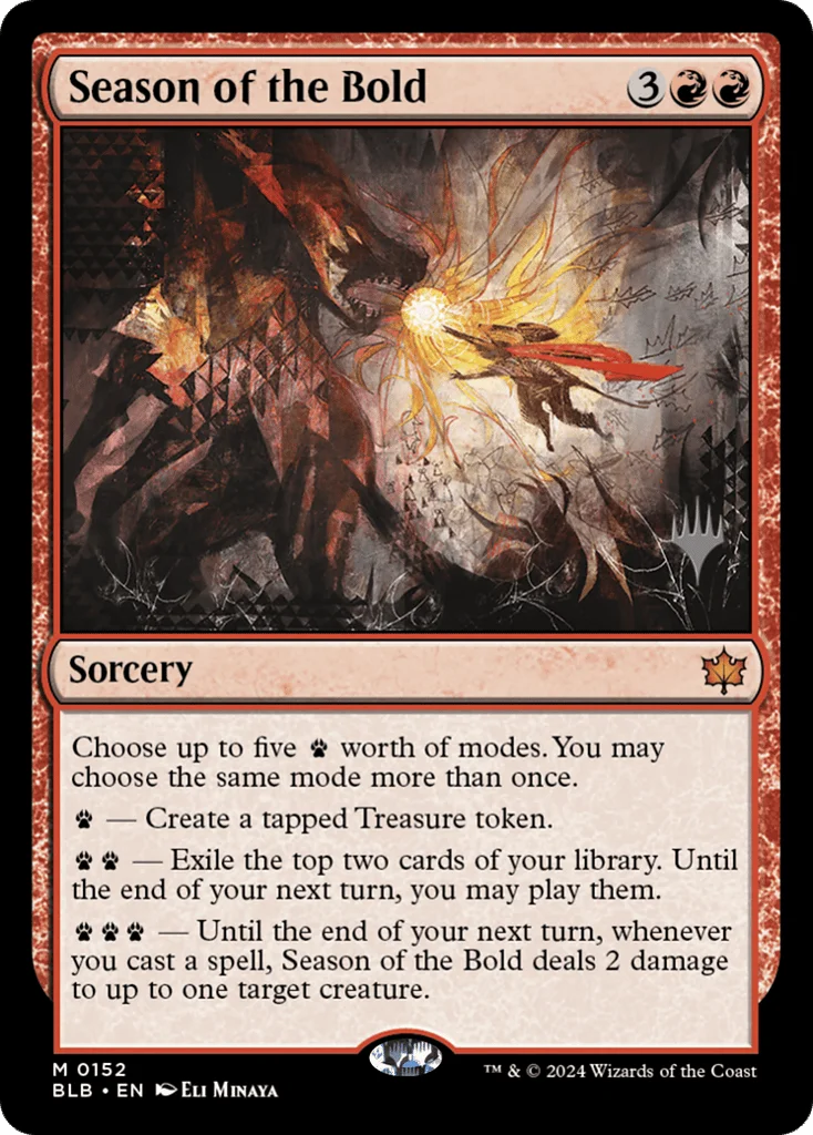 Season of the Bold · Bloomburrow Promos