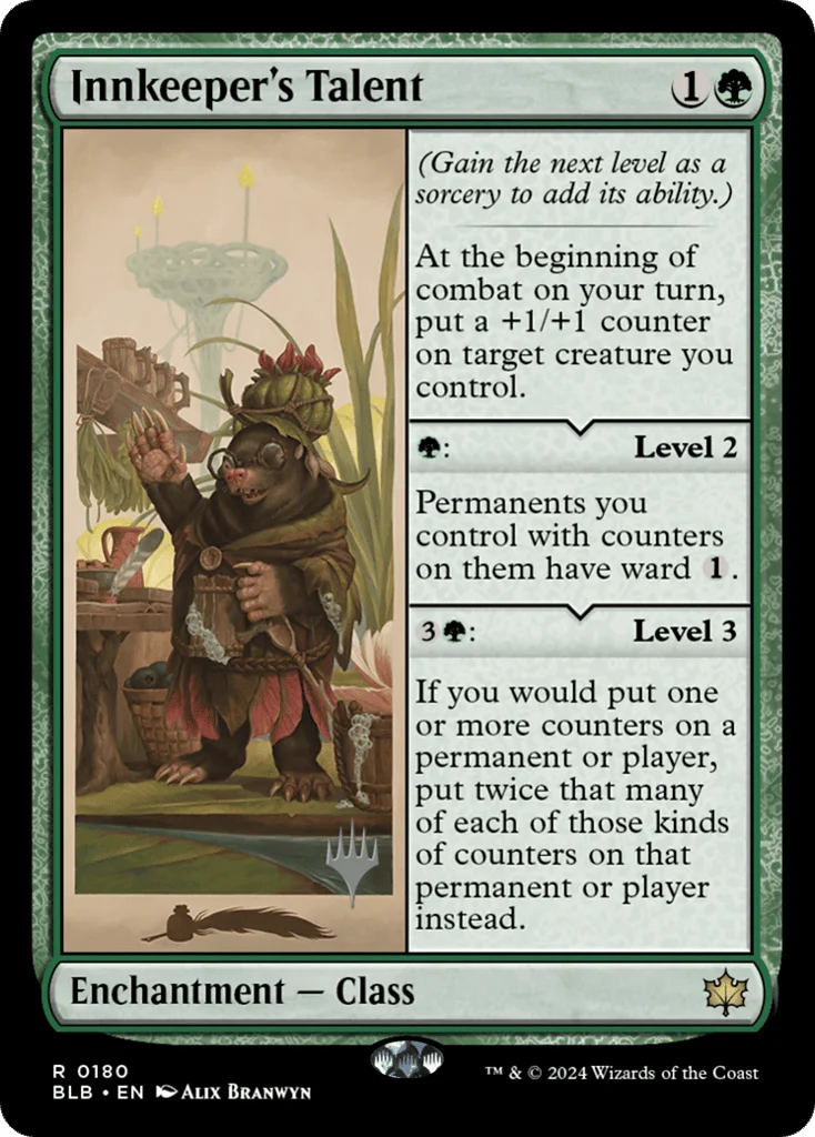 Innkeeper's Talent · Bloomburrow Promos