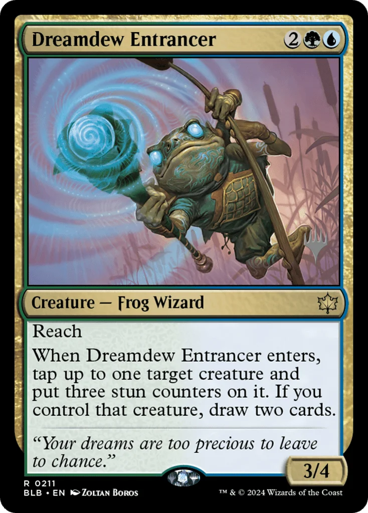 Dreamdew Entrancer · Bloomburrow Promos