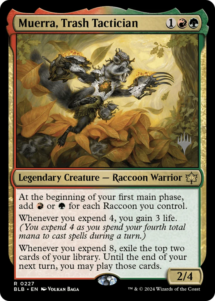 Muerra, Trash Tactician · Bloomburrow Promos