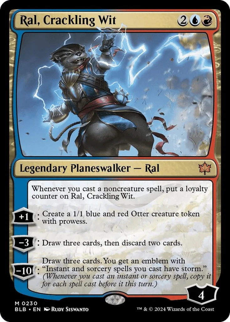 Ral, Crackling Wit · Bloomburrow Promos
