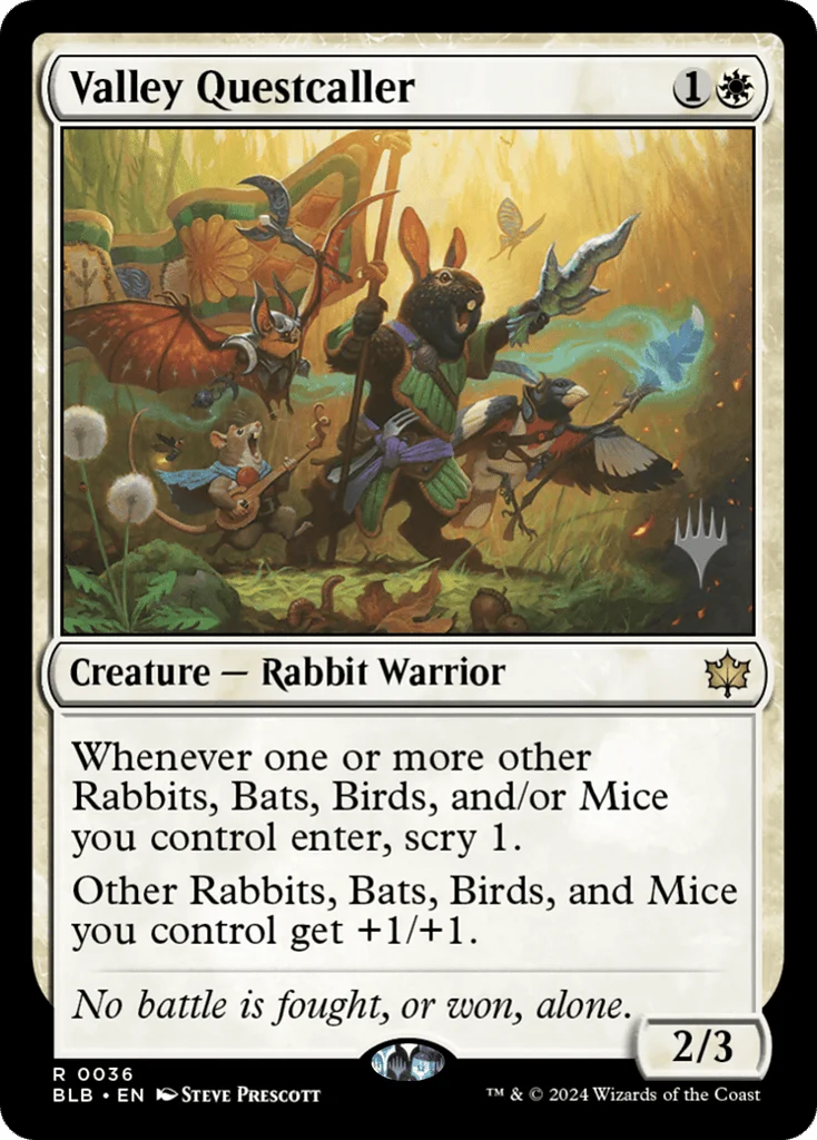 Valley Questcaller · Bloomburrow Promos