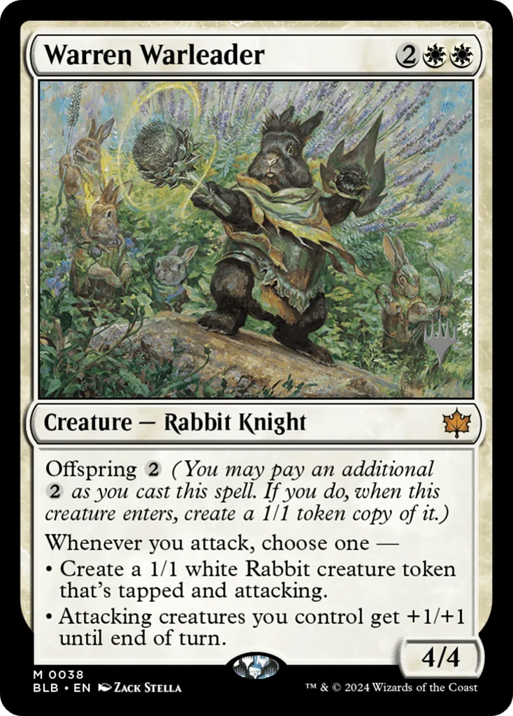 Warren Warleader · Bloomburrow Promos