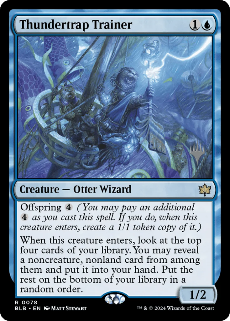 Thundertrap Trainer · Bloomburrow Promos