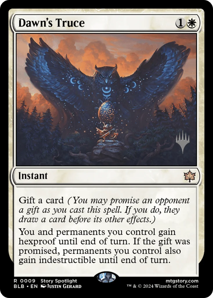 Dawn's Truce · Bloomburrow Promos