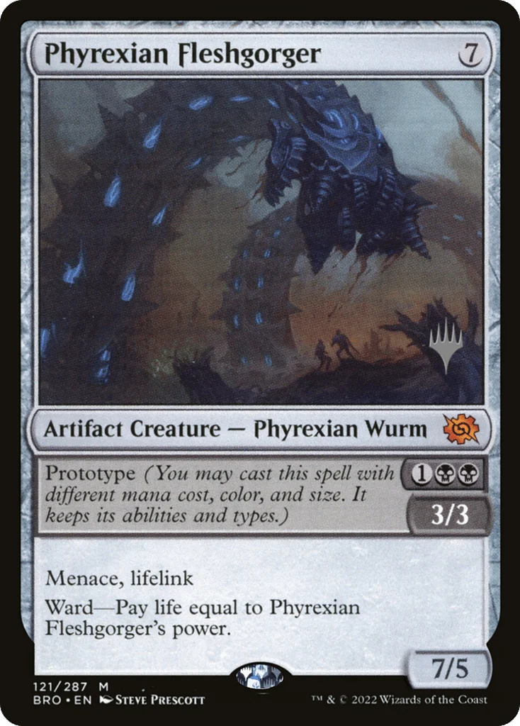 Phyrexian Fleshgorger · The Brothers' War Promos