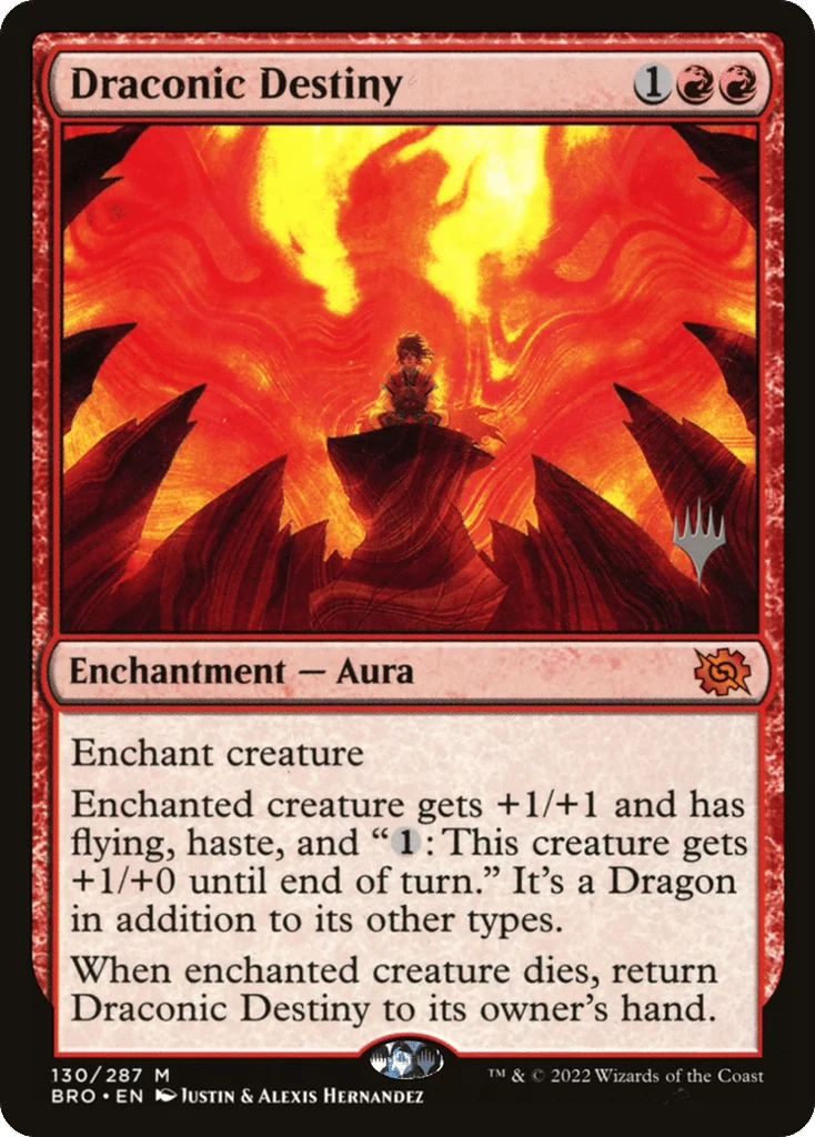 Draconic Destiny · The Brothers' War Promos