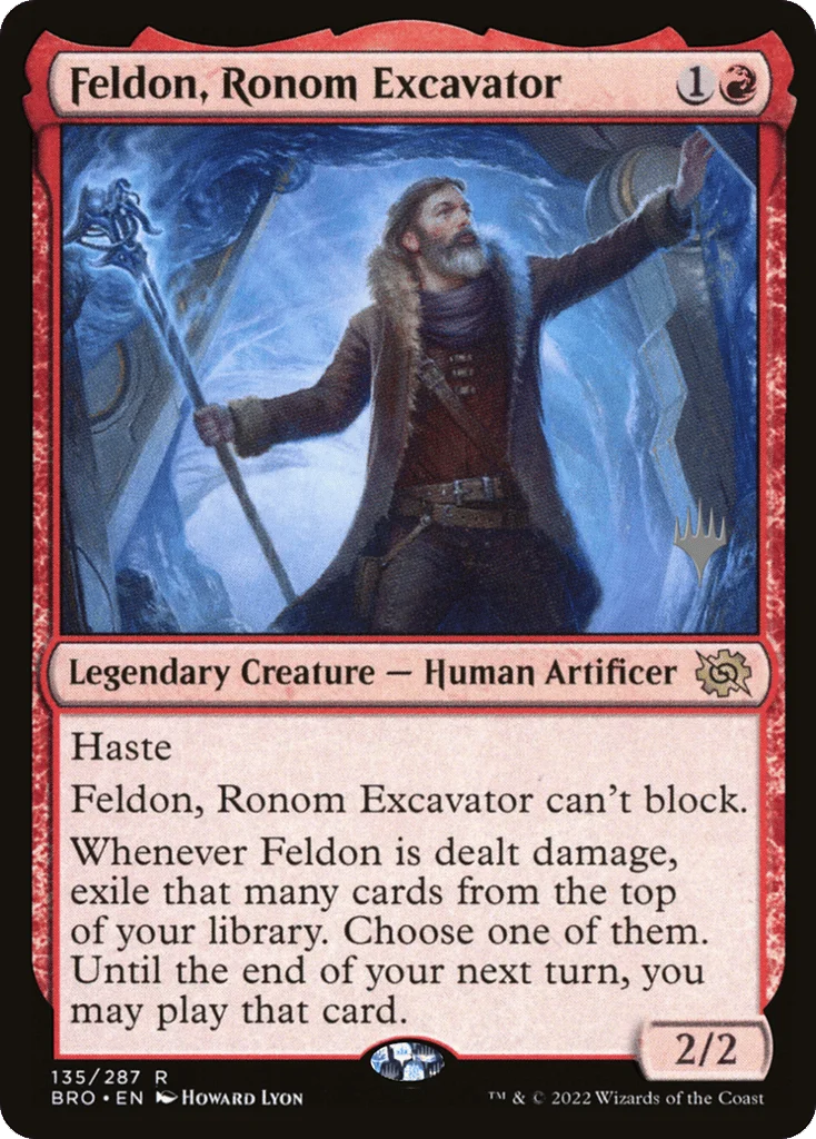 Feldon, Ronom Excavator · The Brothers' War Promos