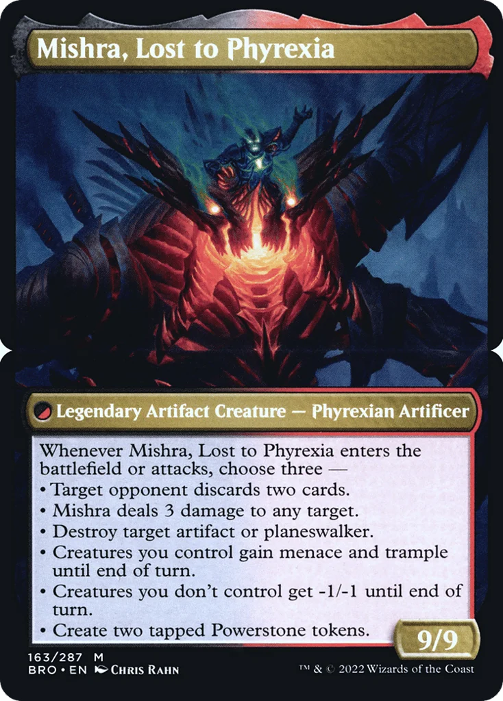 Mishra, Lost to Phyrexia · The Brothers' War Promos