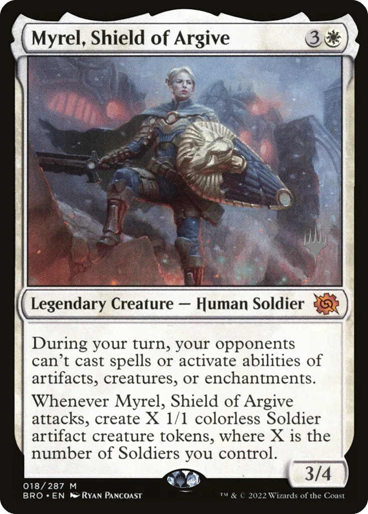 Myrel, Shield of Argive · The Brothers' War Promos