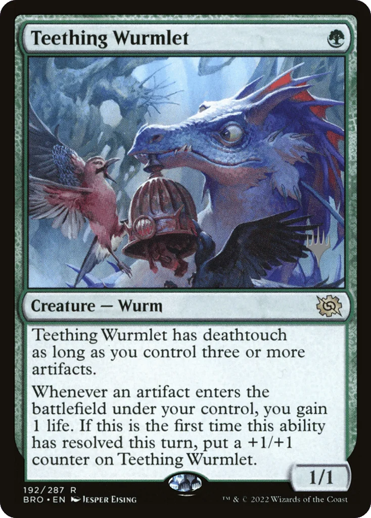 Teething Wurmlet · The Brothers' War Promos