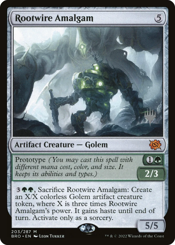 Rootwire Amalgam · The Brothers' War Promos