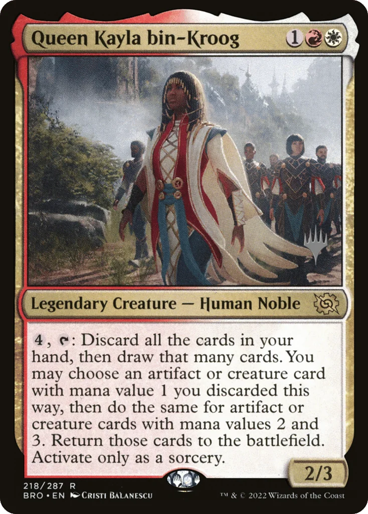 Queen Kayla bin-Kroog · The Brothers' War Promos