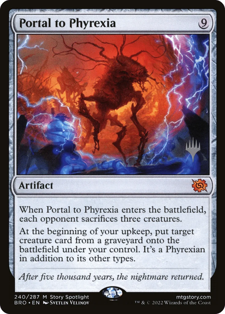 Portal to Phyrexia · The Brothers' War Promos