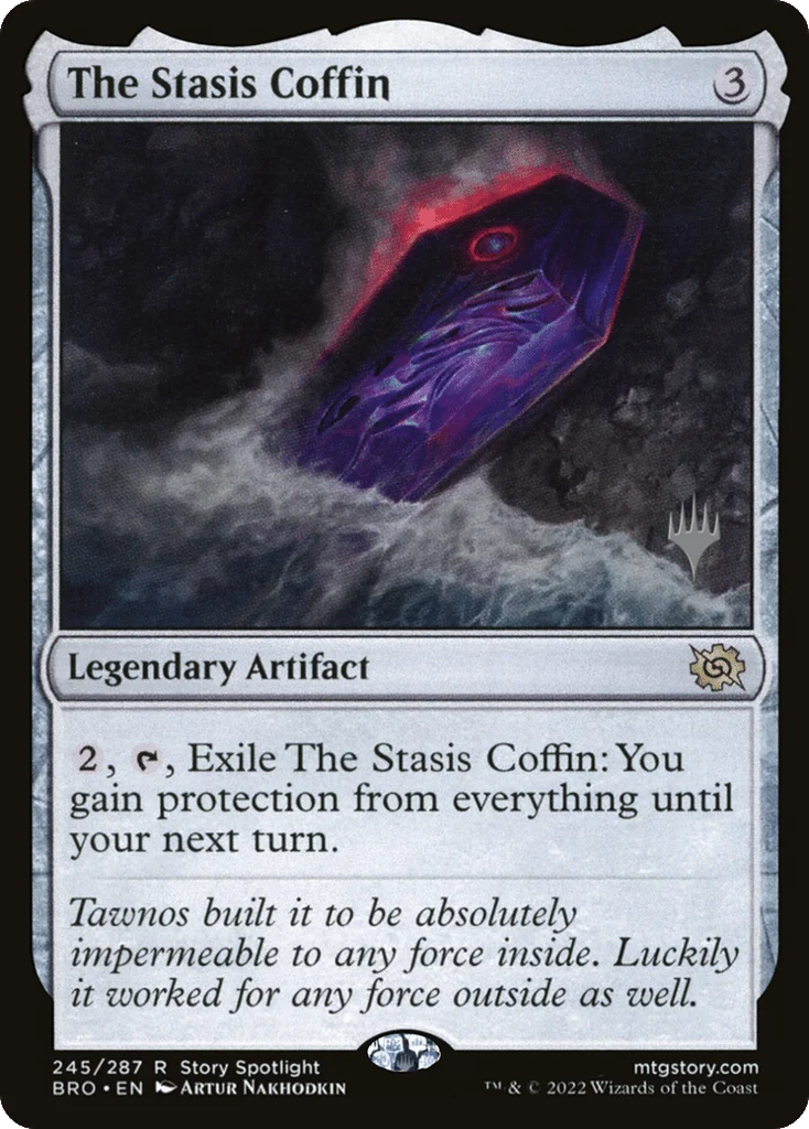 The Stasis Coffin · The Brothers' War Promos